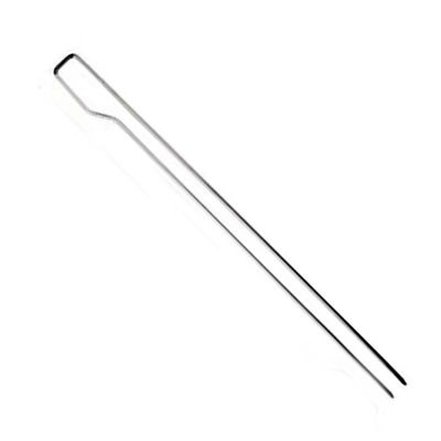 29.2 Ｘ 2.8CM 야영 요리도구는 6Pcs BBQ 바늘 그릴 고기류 케밥 포크에서 설정했습니다