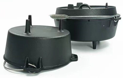 OEM 에나멜은 가정 요리와 야영을 위해 쇠 단지 24.5X13.5를 던졌습니다 &quot;