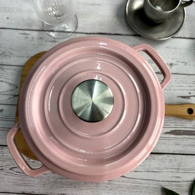 글래스탑 사이즈 18/20/22/24/26 센티미터까지 에나멜 코팅된 무쇠 스톡 폿트 /cocotte