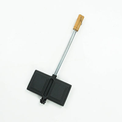 프리 단련된 무쇠 샌드위치 팬 20.5*11cm 고온저항