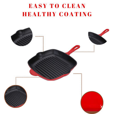 에나멜로 코팅 Cast Iron Baking Pan Skillet 와 함께 된 양조판