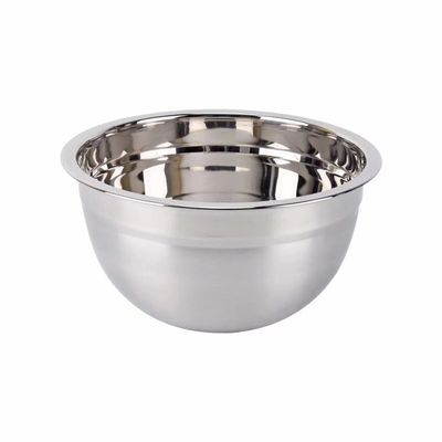 Lid 1.25L-5L 실리콘 바닥과 스테인레스 금속 샐러드 그릇