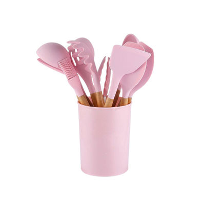 늘어붙지 않게 되어 있는 실리콘 요리용 컬러 기구 세트 부엌 도구는 졌습니다