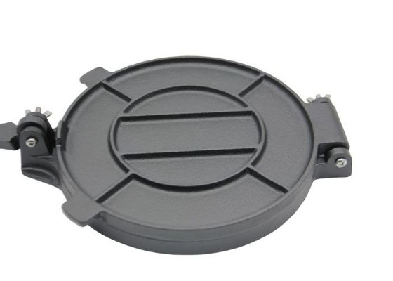 20cm Cast Iron Tortilla Press Maker Flat Bottom Black Round Shape
