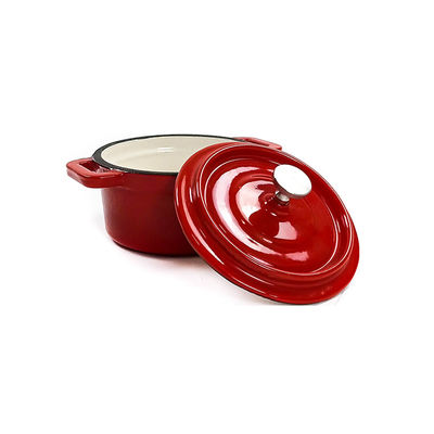 6 쿼트 에나메일 된 Cast Iron Dutch 오븐 뚜?? 과 함께 휴일 요리와 야외 모험을위한 완벽한
