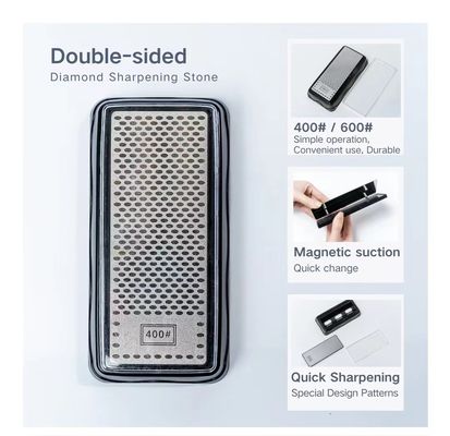 폴란드 다이아몬드 깎는 도구 칼 400 Grit 전기도금된 부엌 요리도구 부속물