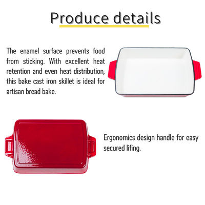 에나멜로 코팅 Cast Iron Baking Pan Skillet 와 함께 된 양조판