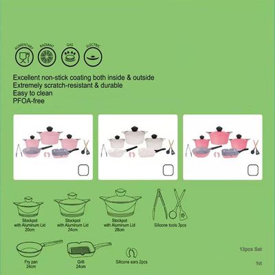 공장 직접 요리 냄비 세트 요리 가구 냄비 및 팬 요리 가구 세트 요리