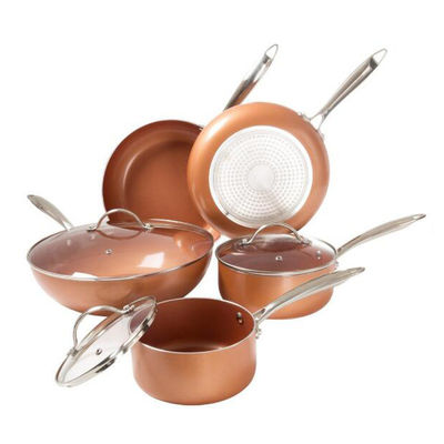 고품질의 11 조각 Cast Aluminum Non-Stick Kitchen Cookware 세트