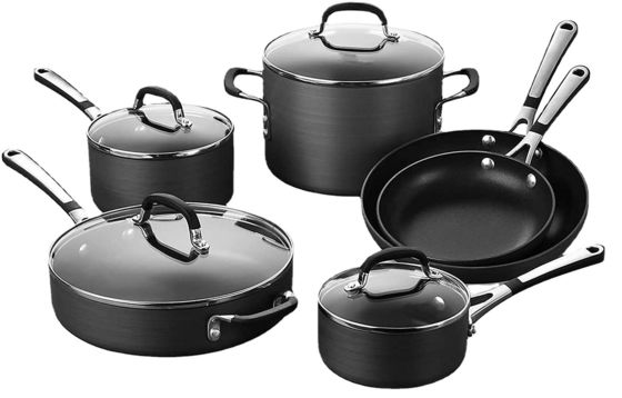OEM 스테인리스 스틸 캔세롤 &amp; 프라이링 팬 12 pcs 세트
